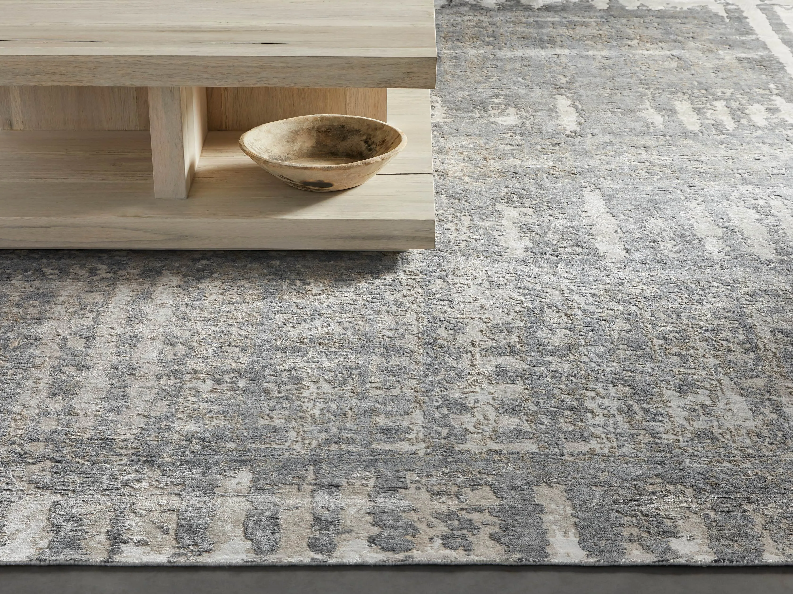 Grafton Hand-Knotted Rugmodern color block patchwork rug