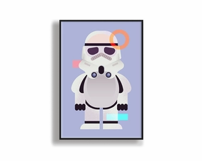 Graphic Stormtrooper (May The 4th Special)modern abstract painting decor
