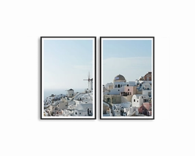 Greece Landscape Set Includes Two Printsnordic style wall decor
