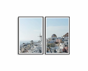 Greece Landscape Set Includes Two Printsmodern abstract painting decor