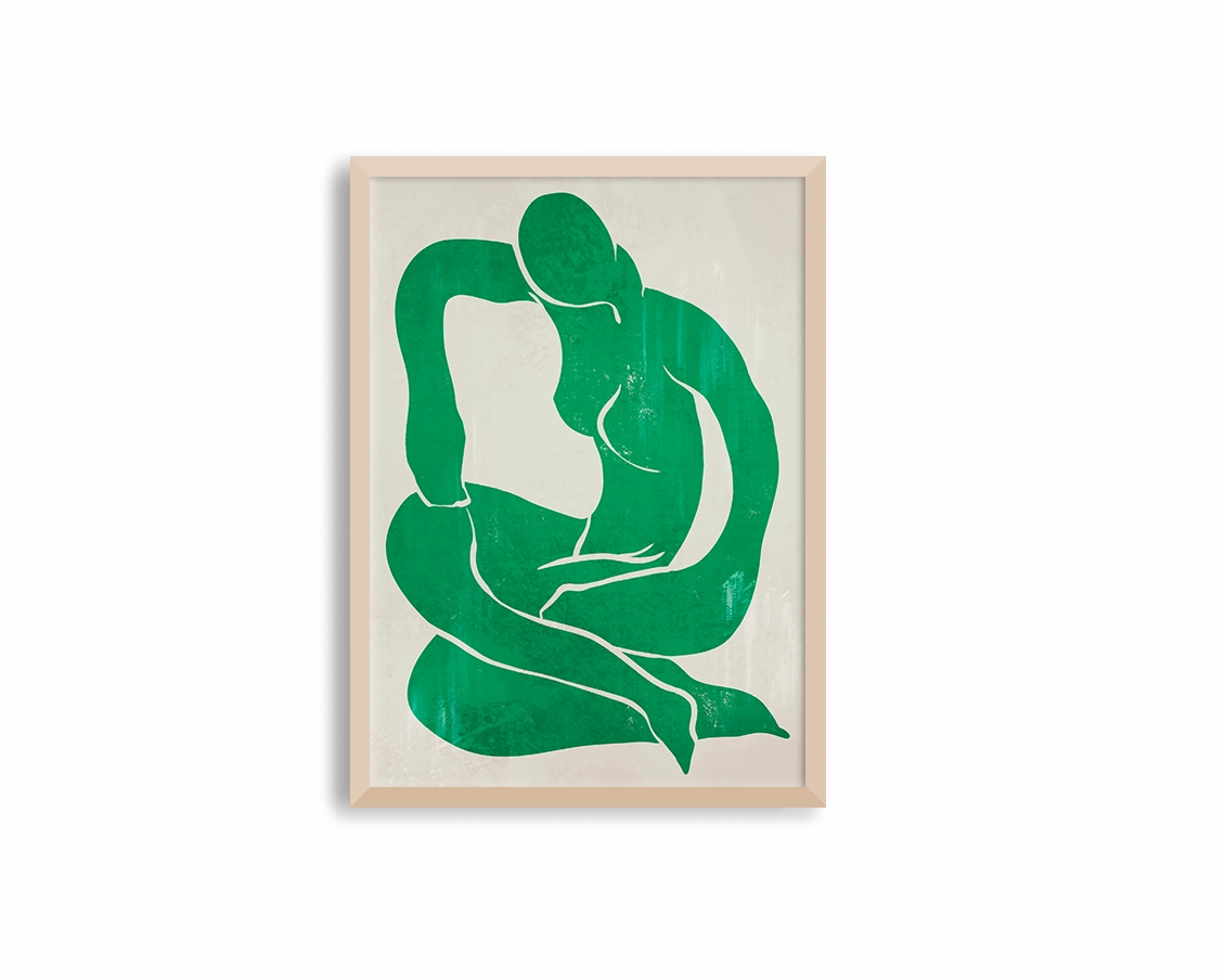 Green Figure Print 2