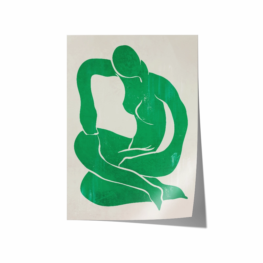 Green Figure Print 2