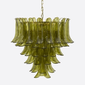 Green Petalo Chandelierrustic chandelier,bedroom chandelier 
