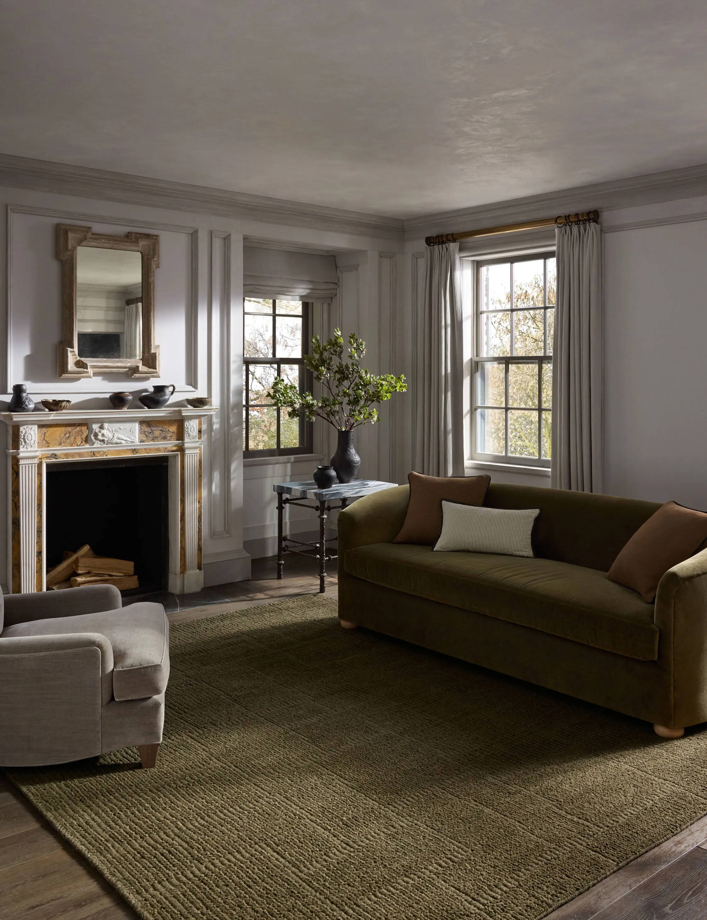Greenwich Hand-Loomed Wool-Blend Rug by Jeremiah Brent x Loloi