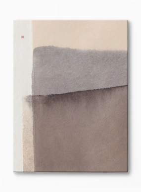 Greige Ink Wash, Canvasindoor decorative canvas print