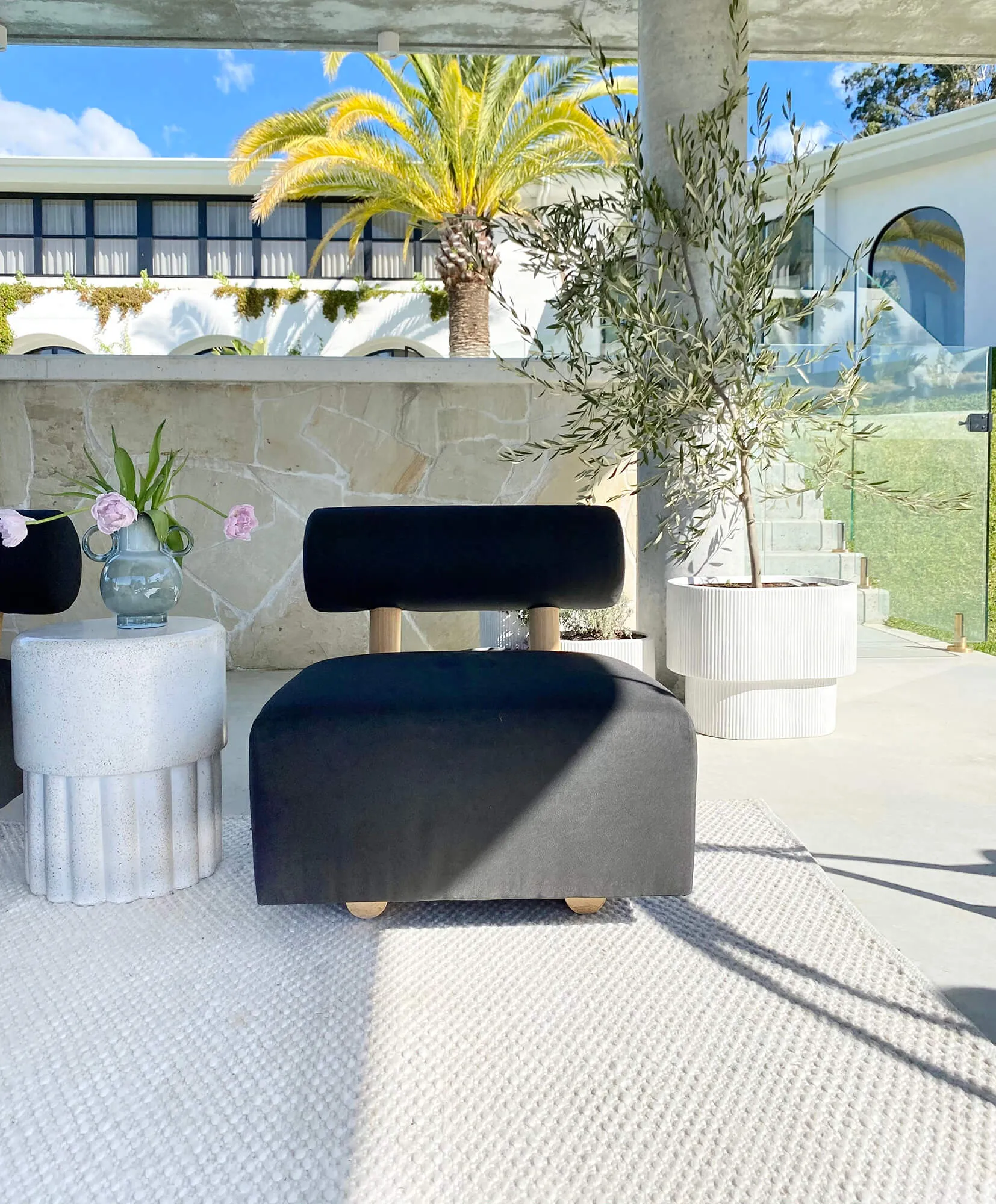 Greta Ivory Indoor Outdoor PET Rug