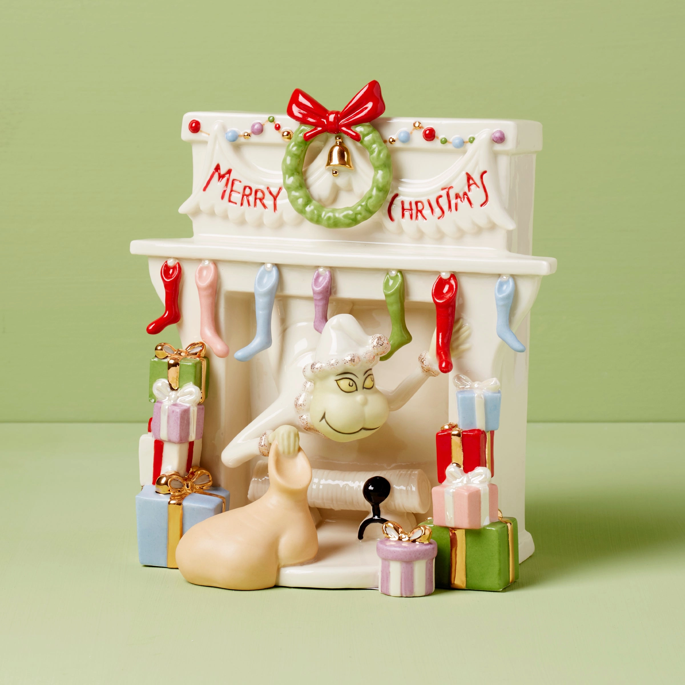 Grinch Stealing Stockings Figurinehome decor ,wall decor 