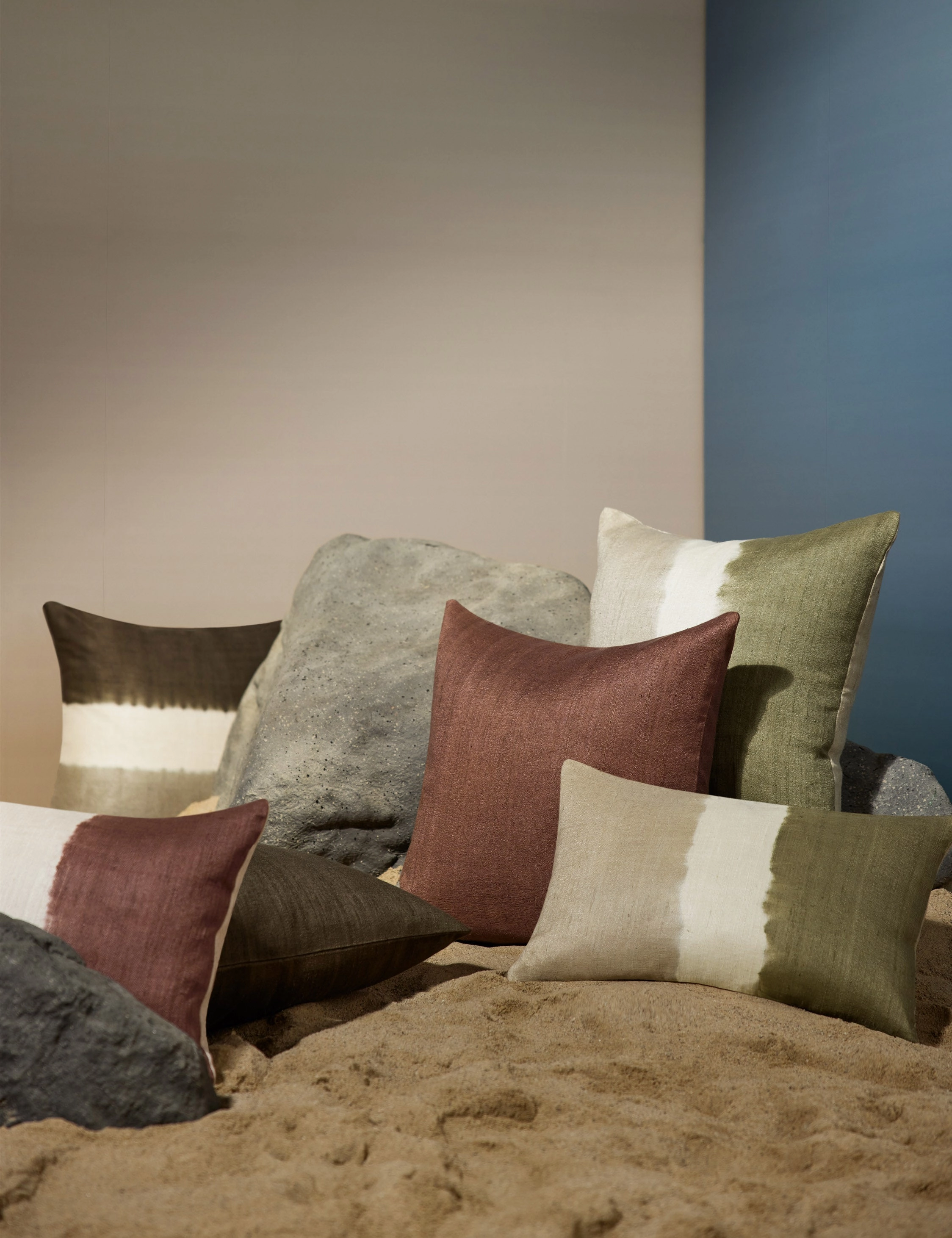 Grounded in Love Silk Pillow by James Perkins