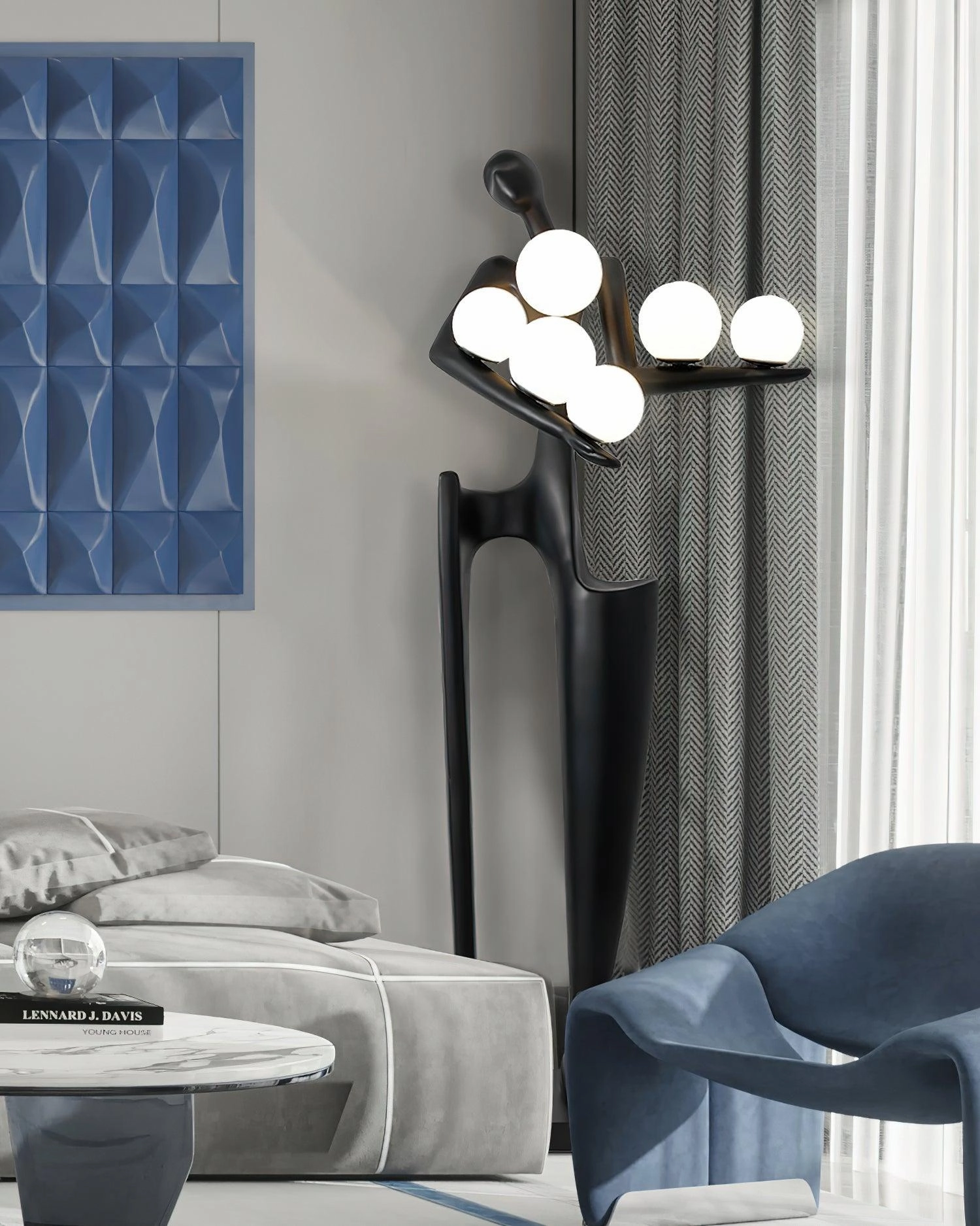 Guardian Sculpture Floor Lamp