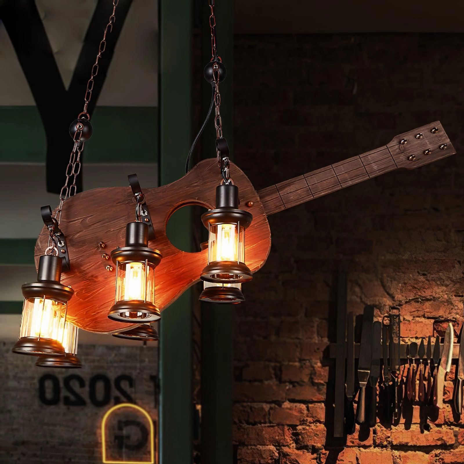 Guitar Pendant Light