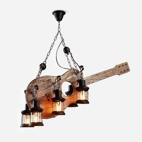 Guitar Pendant Lightrustic chandelier,bedroom chandelier 