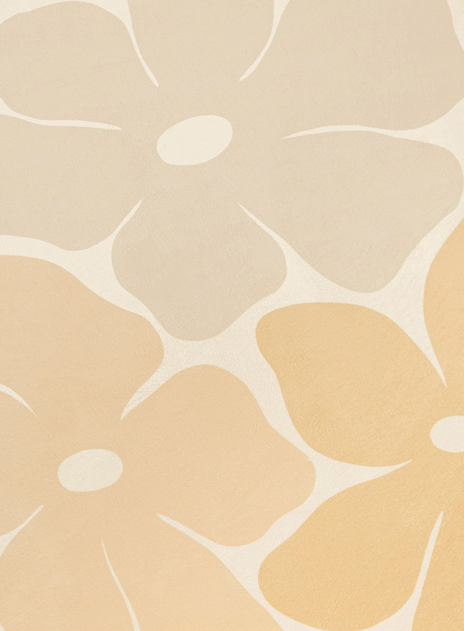 Gwen Yellow Flowers Rollie Pollie Round Playmat