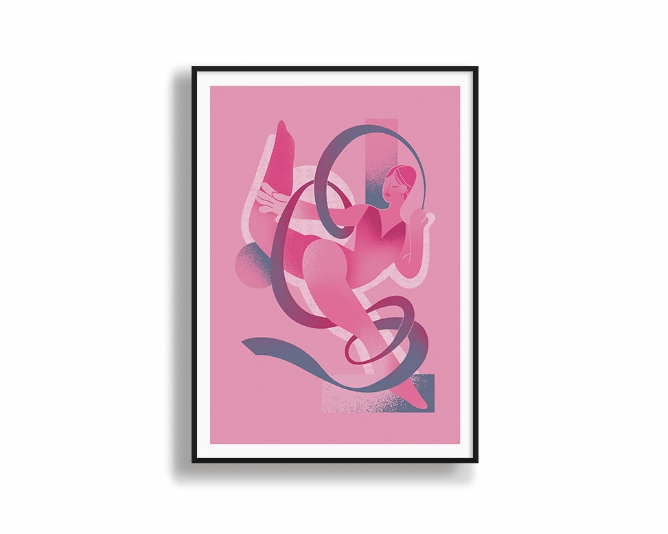 Gymnasticsmodern abstract painting decor