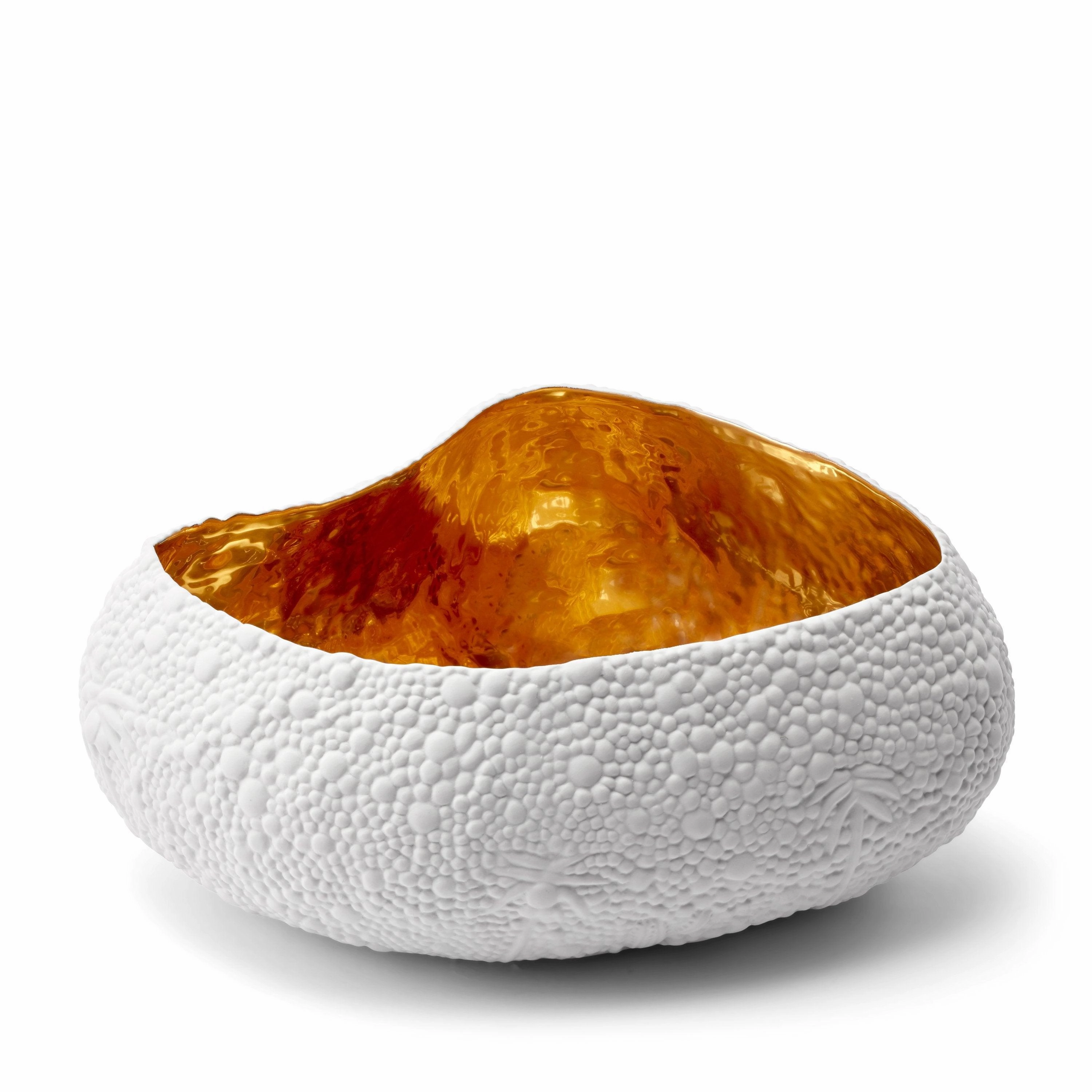 Haas Mojave Desert Bowl - Large - White   Gold