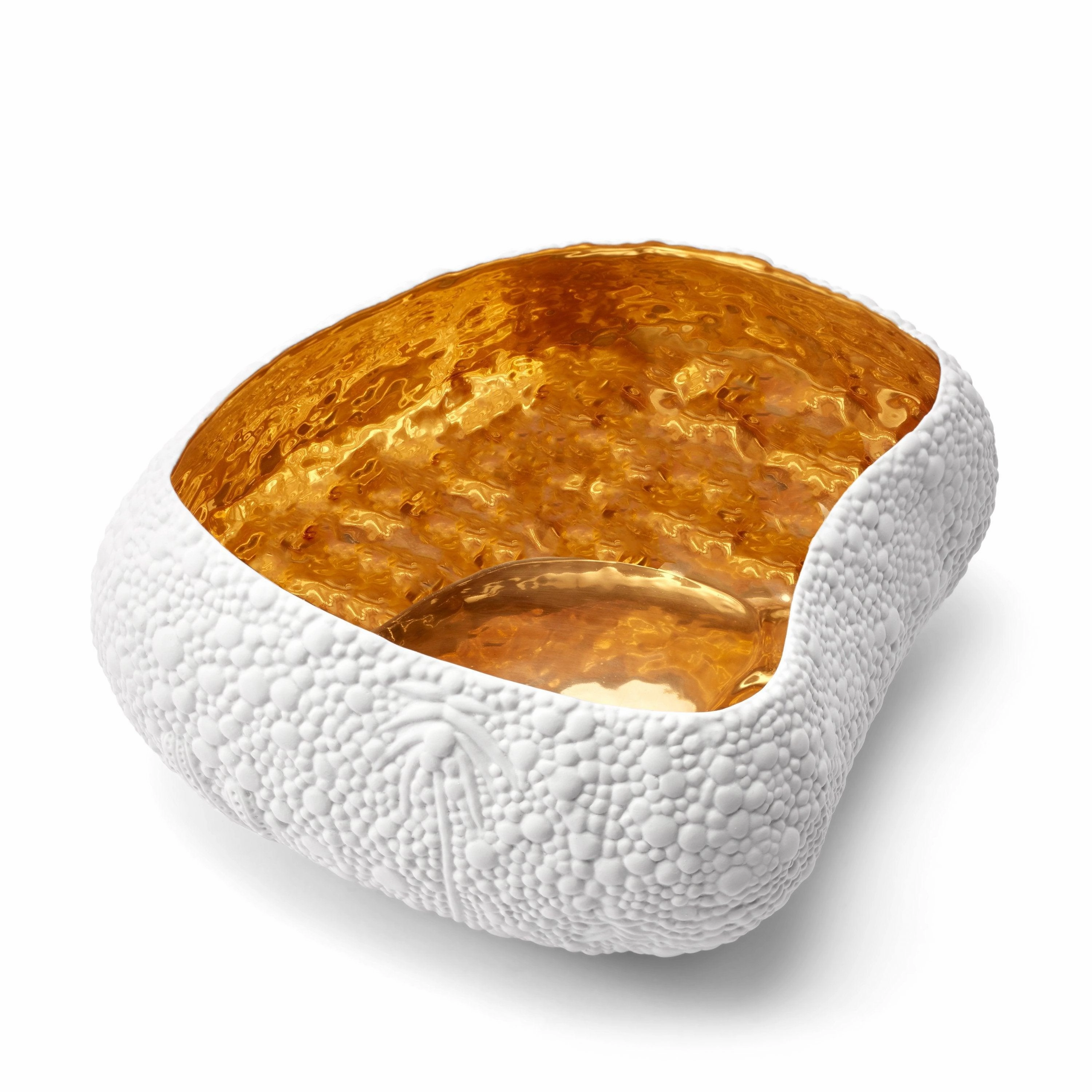 Haas Mojave Desert Bowl - Large - White   Gold