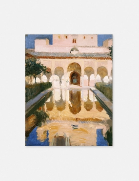 Hall of the Ambassadors, Alhambra, Granada' Wall Art by Joaquin Sorolla y Bastidanordic style wall decor