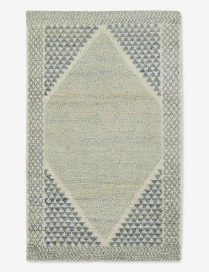 Hamal Hand-Knotted Wool Rugmodern color block patchwork rug