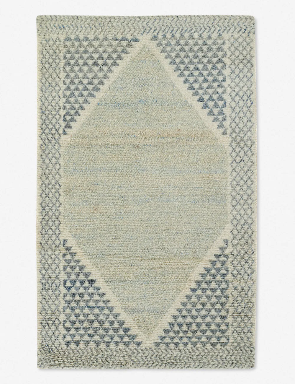 Hamal Hand-Knotted Wool Rugmodern color block patchwork rug