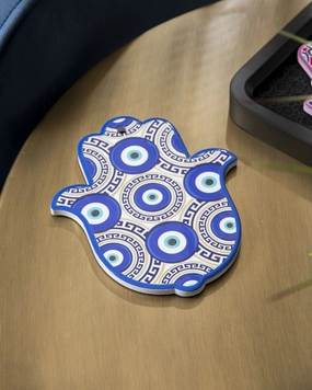 Hamsa Hand Ceramic Trivetmodern kitchen decor ,kitchen dinner set ,dinnerware 