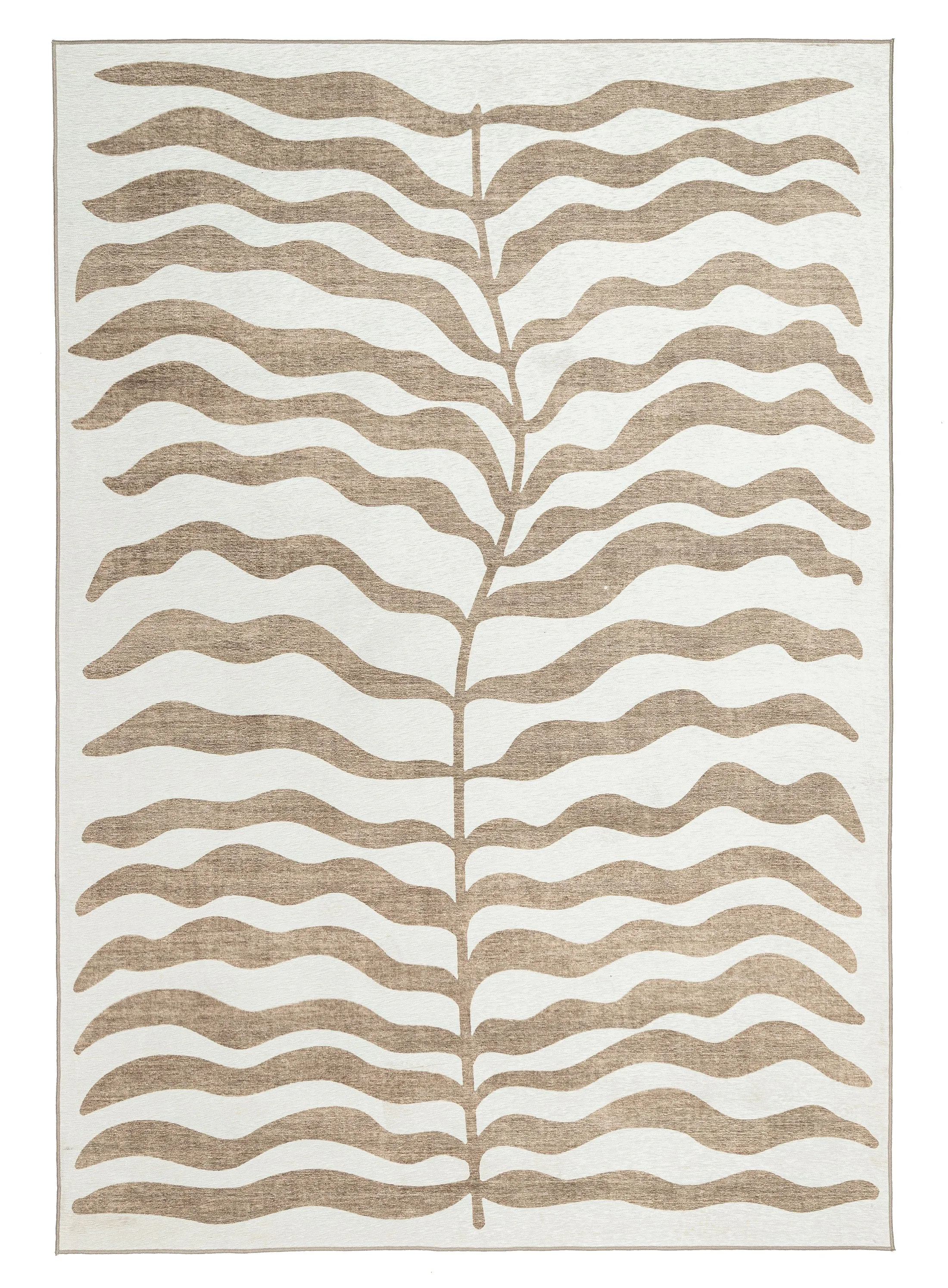 Hanako Beige Cream Indoor Outdoor Washable Rugmodern color block patchwork rug