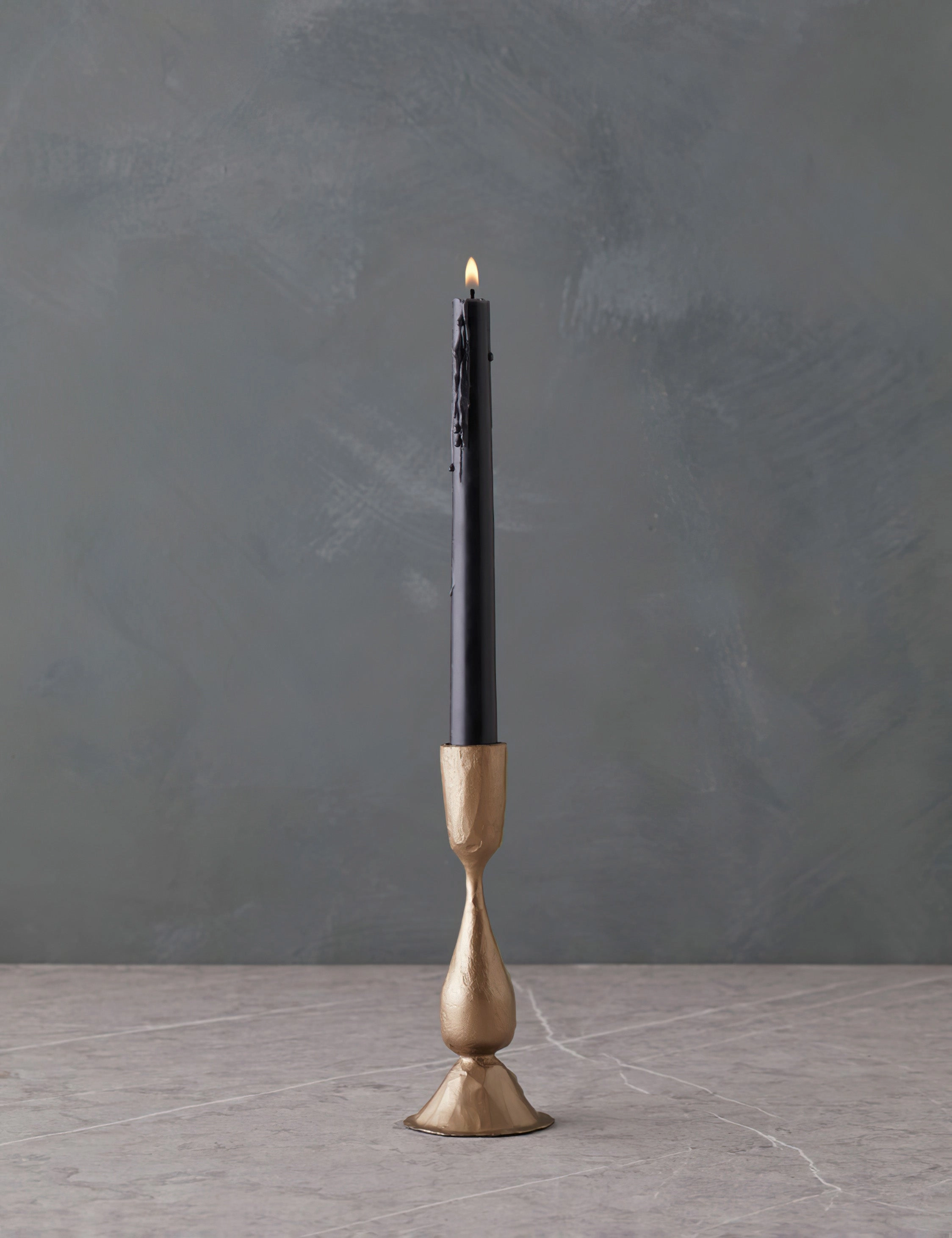 Hand-Forged Iron Taper Holder