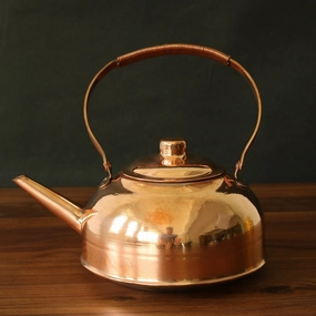 Hand Made Copper Tea Pothome decoration ,modern home decor 
