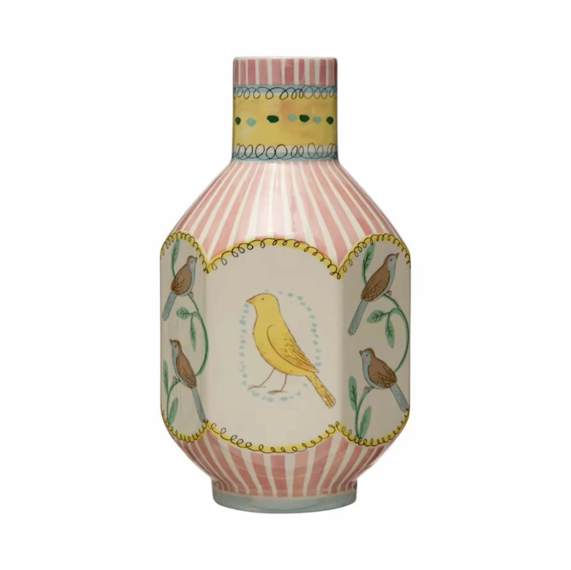 Hand Painted Ceramic Vase