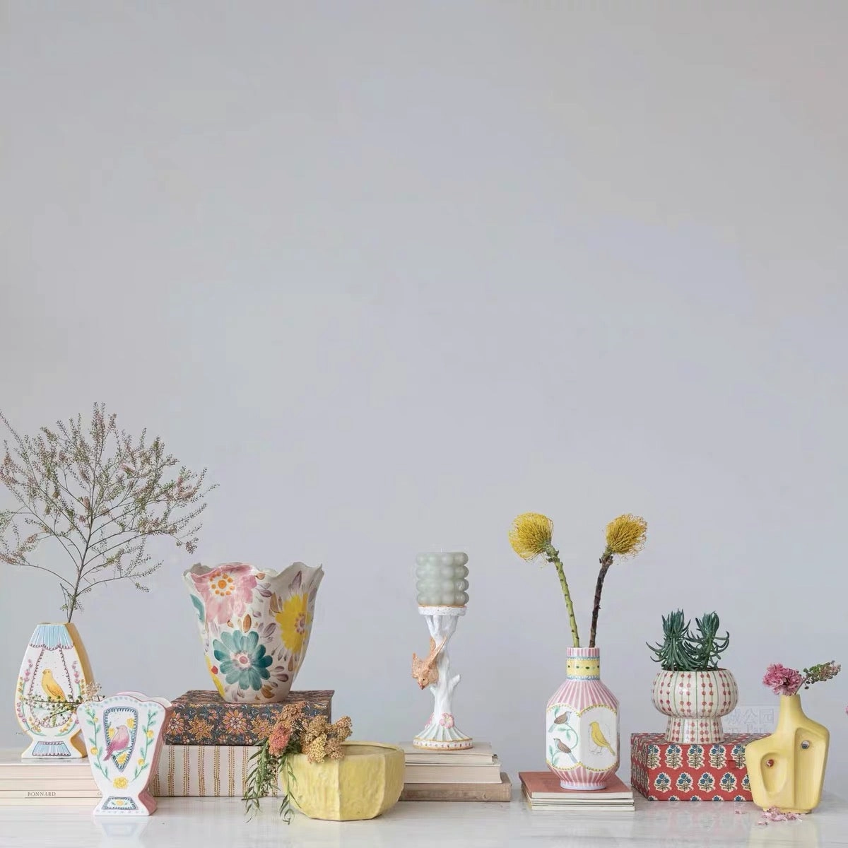 Hand Painted Ceramic Vase