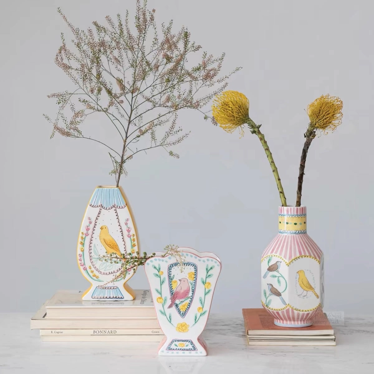 Hand Painted Ceramic Vasehome decoration ,modern home decor 