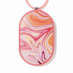 Hand Warmer Marble  Orangebedding sets ,throw blankets 
