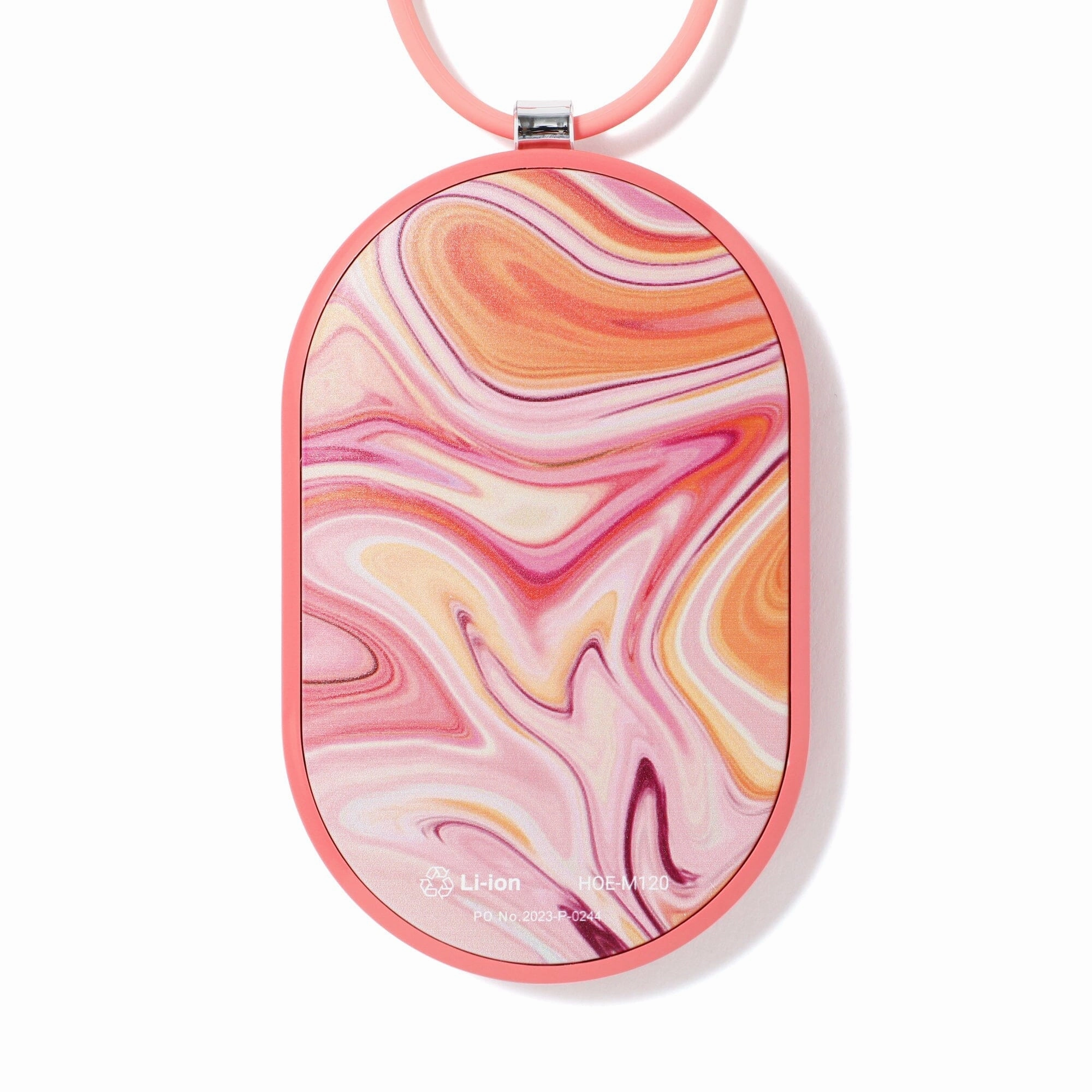 Hand Warmer Marble  Orange
