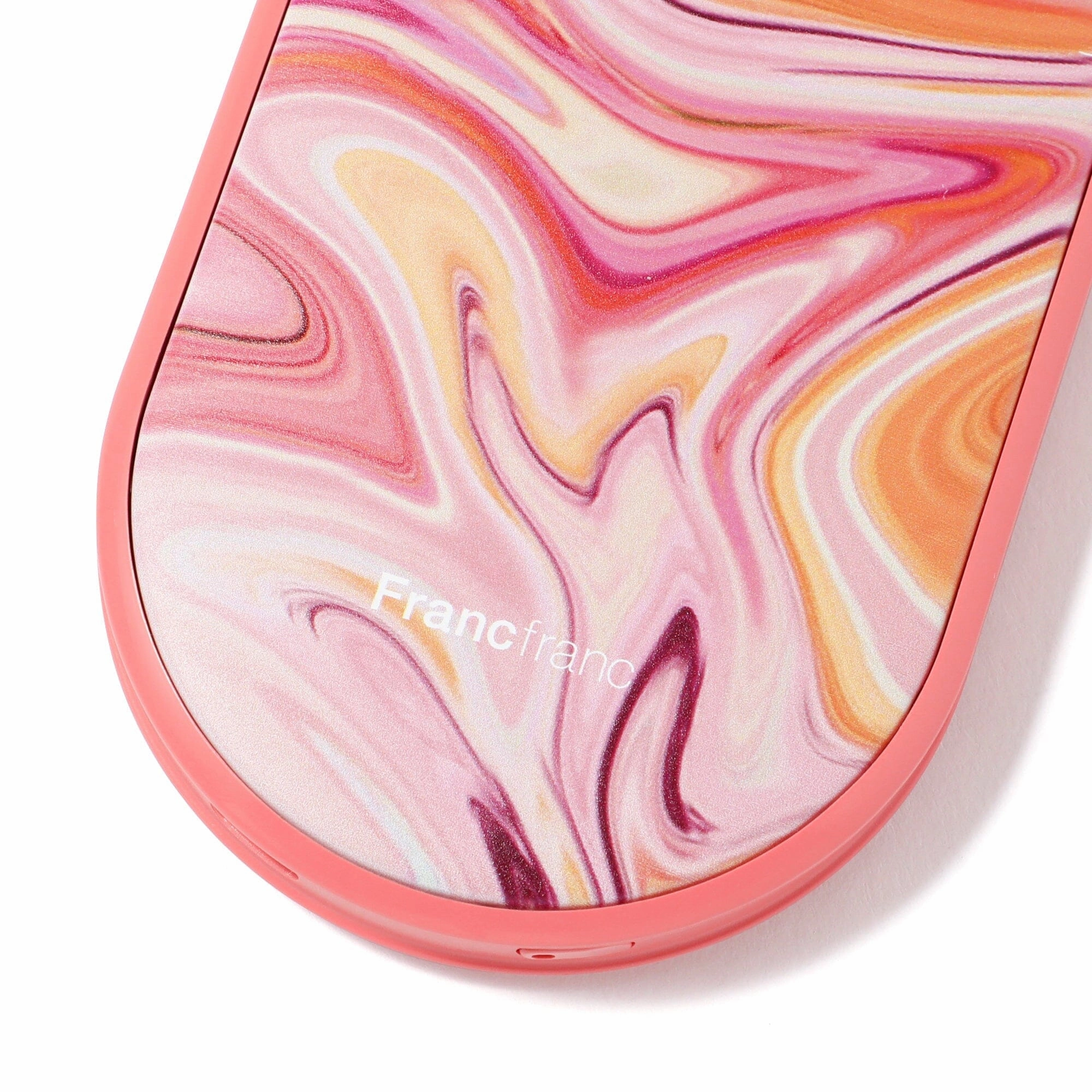 Hand Warmer Marble  Orange
