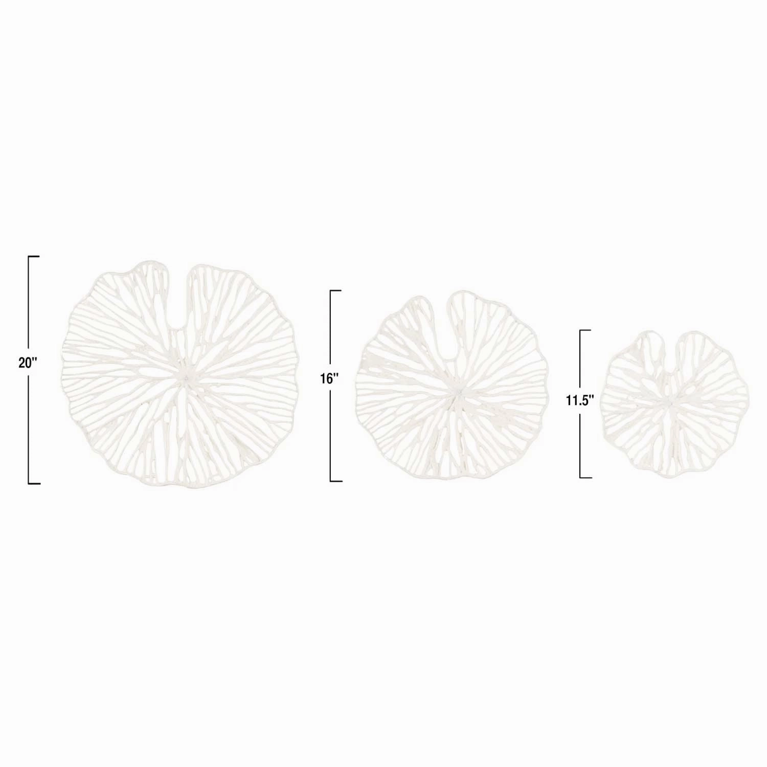 Handmade Paper and Metal Shell Wall Decor - Medium