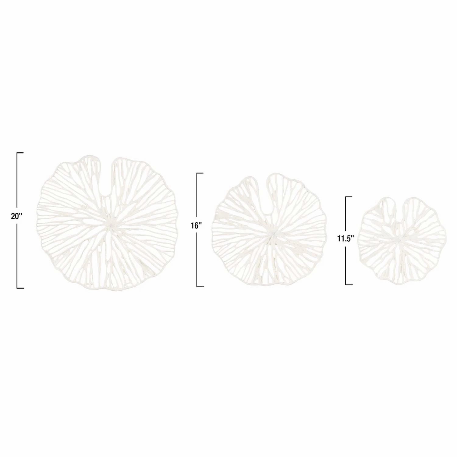 Handmade Paper and Metal Shell Wall Decor - Small