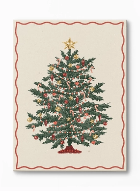 Happy Holiday Tree, Canvasindoor decorative canvas print