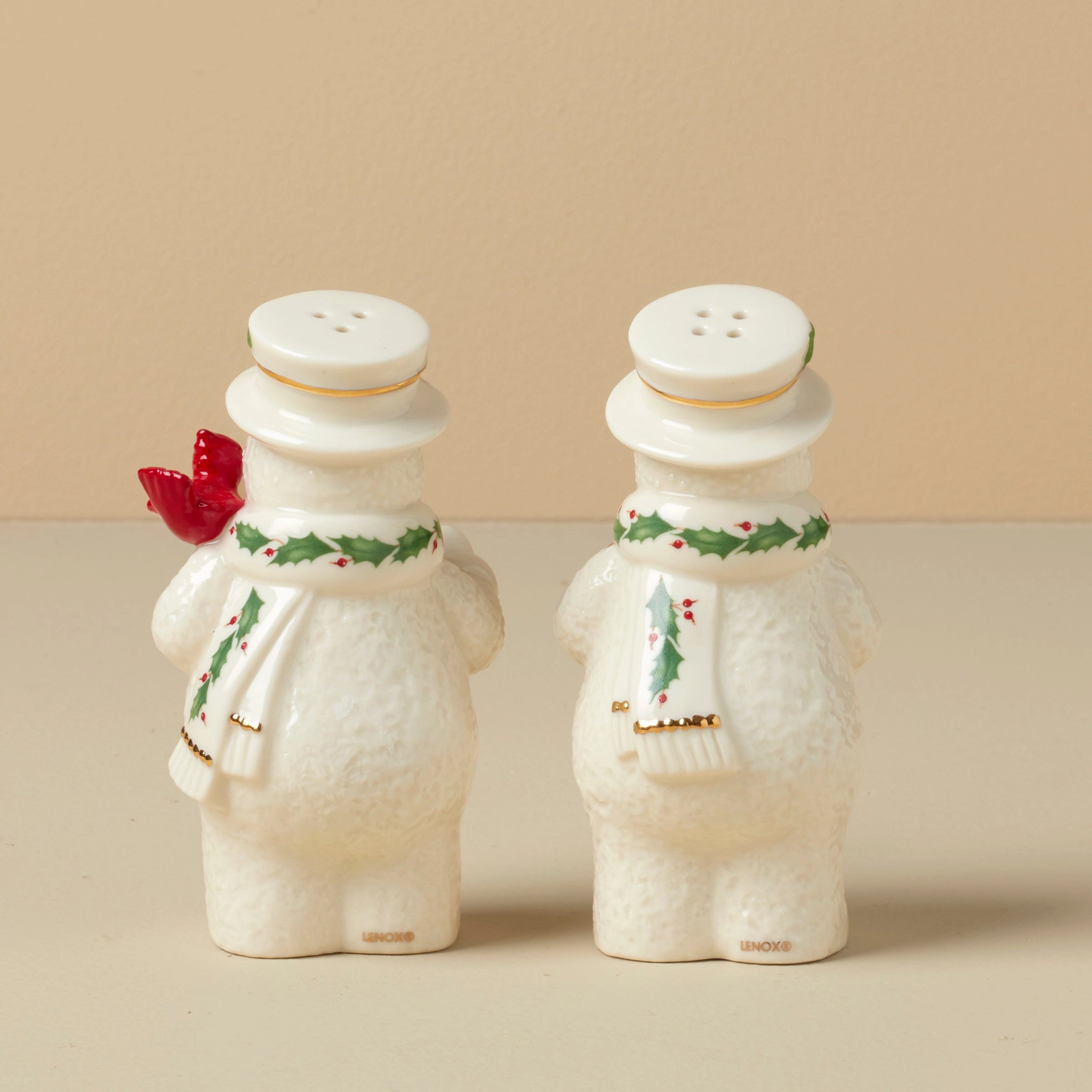 Happy Holly Days Snowmen Salt & Pepper Set