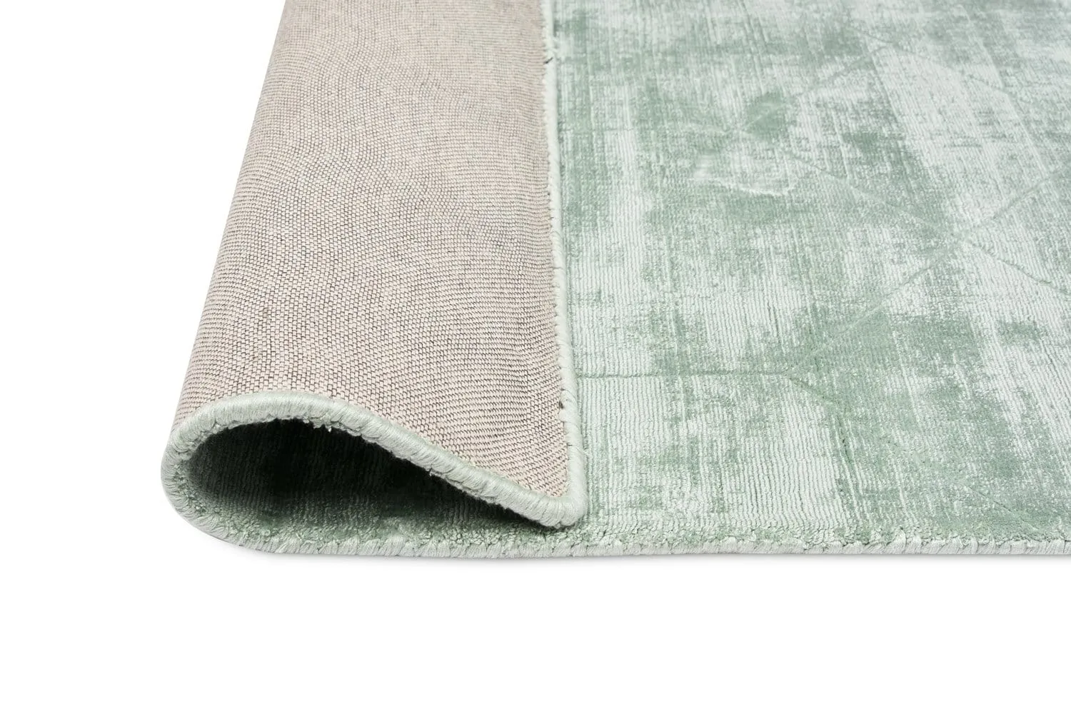 Harley Mint Green Geometric Viscose Rug *NO RETURNS UNLESS FAULTY