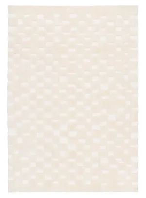 Harmon Ivory Modern Checkered Rug *NO RETURNS UNLESS FAULTYmodern color block patchwork rug