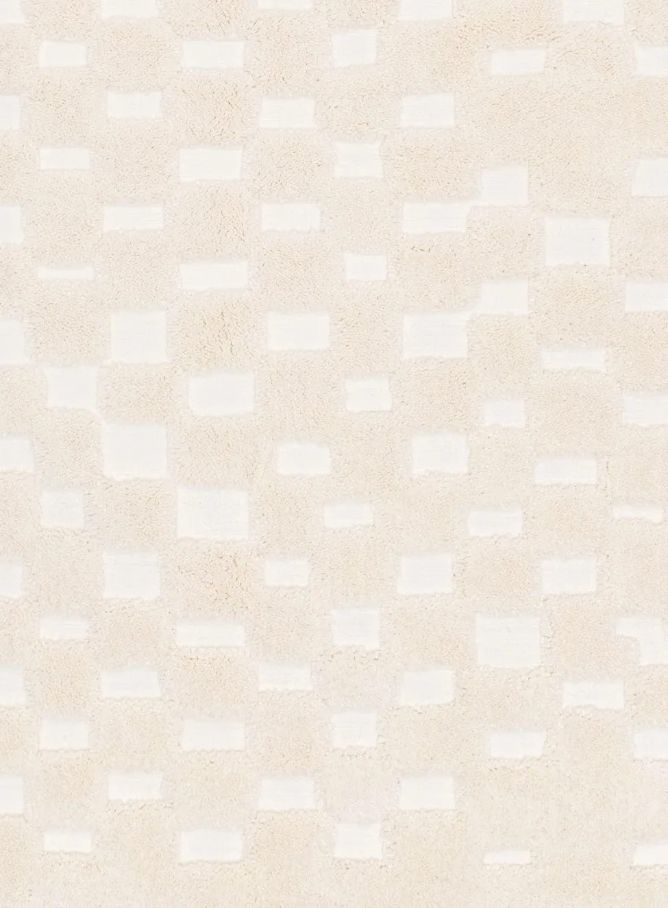 Harmon Ivory Modern Checkered Rug *NO RETURNS UNLESS FAULTY