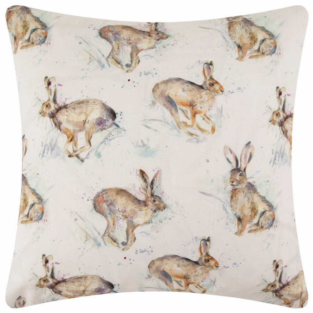Harriet Hare Outdoor Cushion Blue