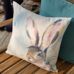 Harriet Hare Outdoor Cushion Bluebedding sets ,throw blankets 