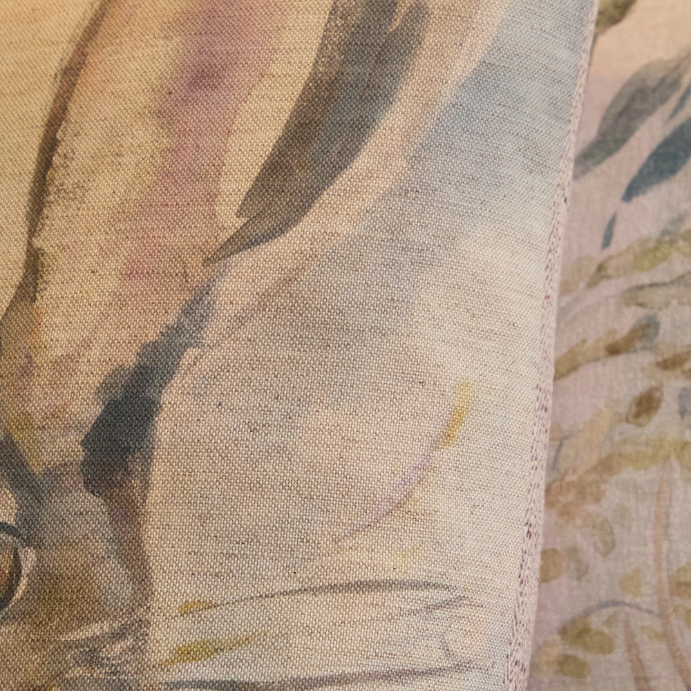 Harriet Hare Printed Cushion Natural