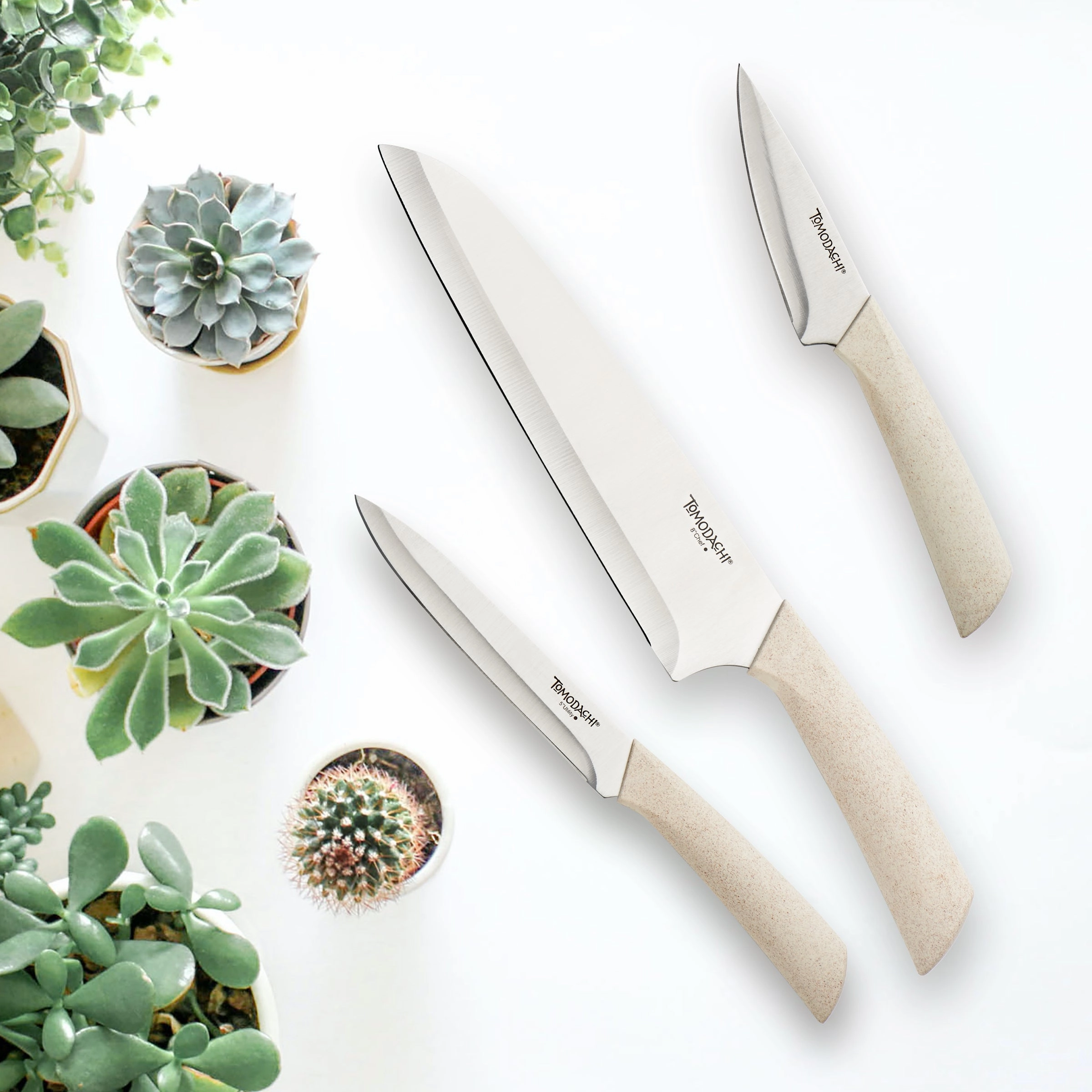 Harvest 3 Piece Cutlery with Blade Guards