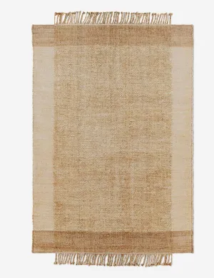 Hattie Handwoven Jute Rugmodern color block patchwork rug