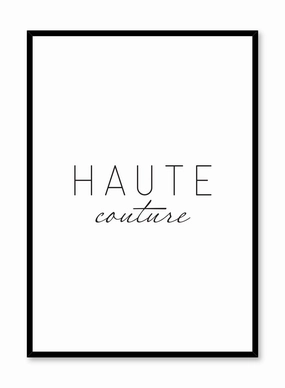 Haute Couture, Posterpop culture themed posters