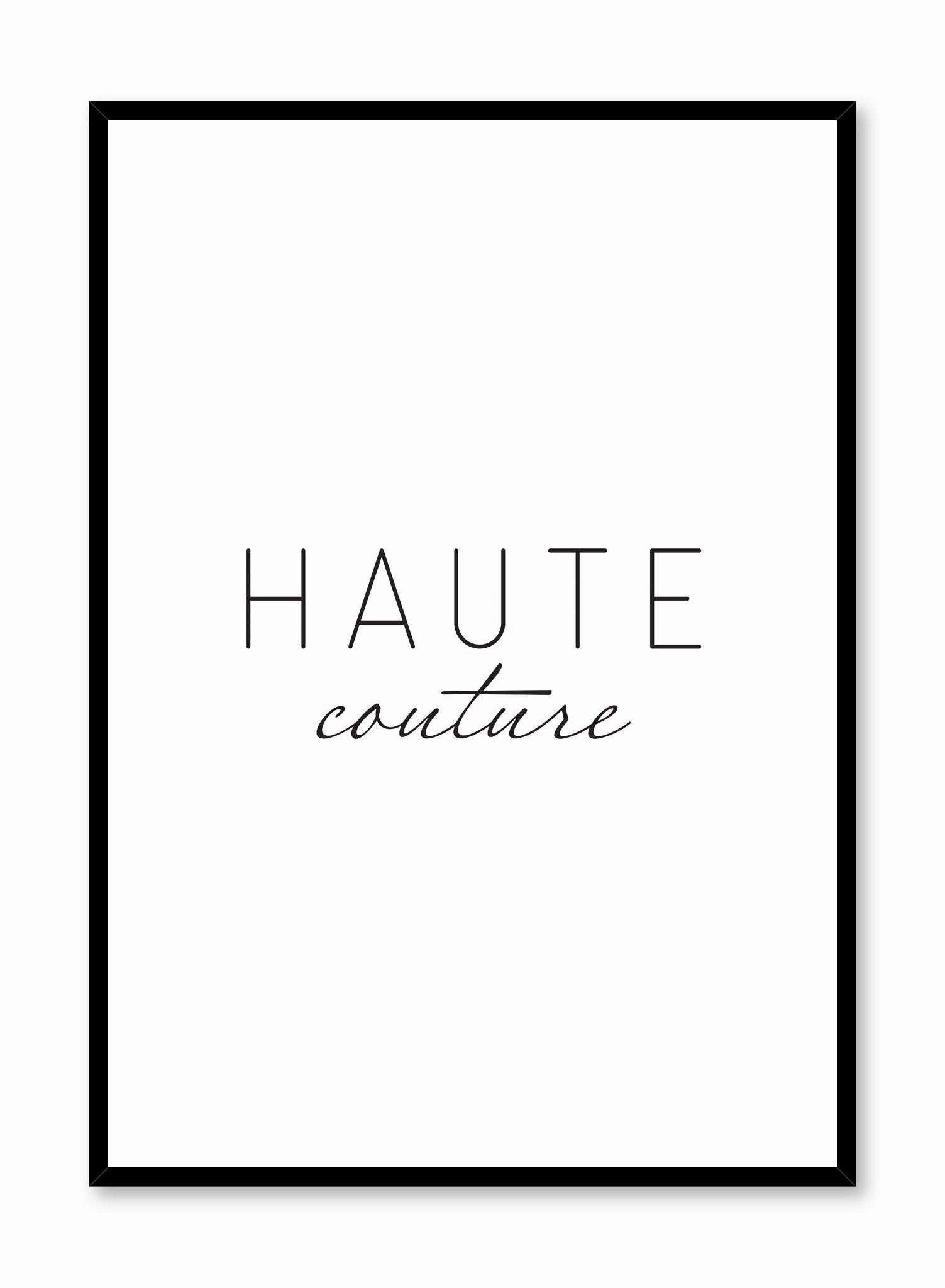 Haute Couture, Posterpop culture themed posters
