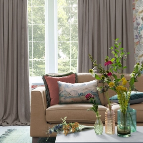 Hawley Linen Blend Pencil Pleat Curtains Dovehome decor ,wall decor 