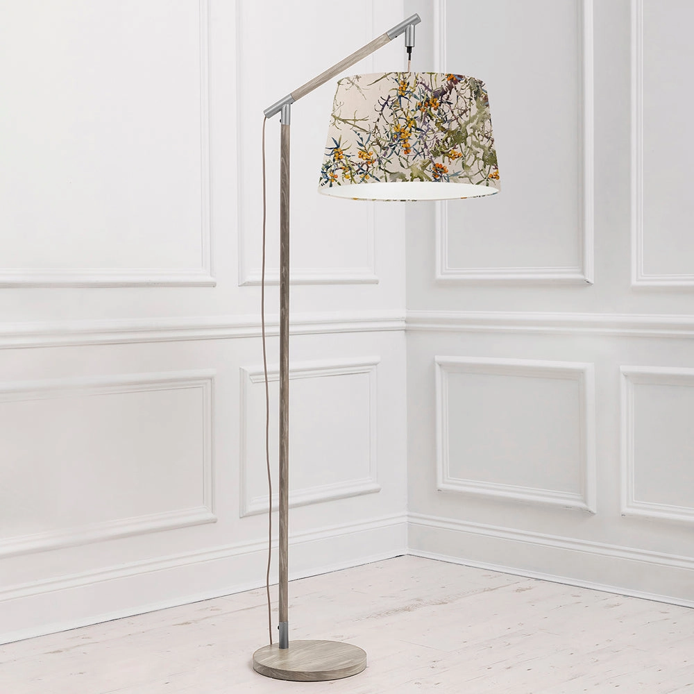 Hawthorn Quintus Taper & Quintus Complete Floor Lamp Grey/Olive