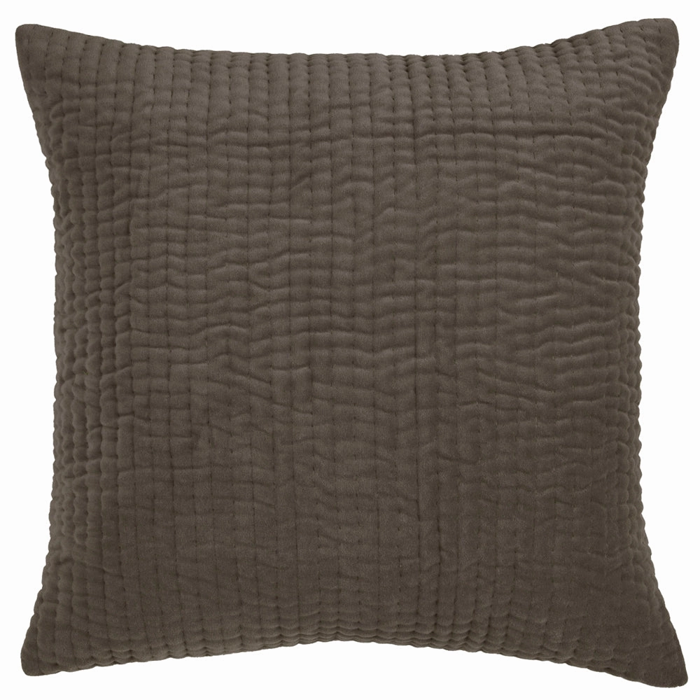 Haze Embroidered Feather Cushion Iron
