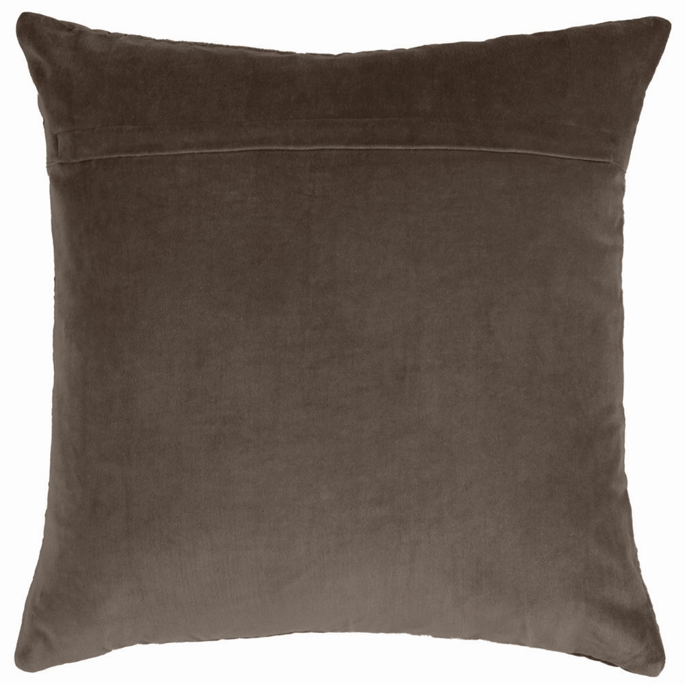 Haze Embroidered Feather Cushion Iron